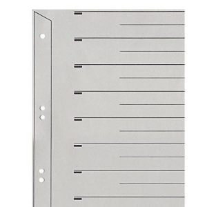 Trennblätter Nr. 6097, DIN A4, grau, 200 g/m², 100 Stück