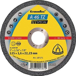 Trennscheibe A 46 TZ Special D115x1,6mm ger.INOX Bohr.22,23mm