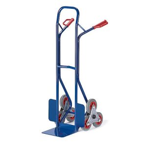 Treppenkarre 3er-Stern, Tragkraft 150 kg, Vollgummi-Bereifung Treppenkarre 3er-Stern, Tragkraft 150 kg, Vollgummi-Bereifung
