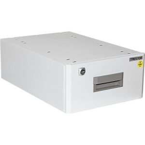 Treston ESD-Schubladenblock 30/15, 1 Schublade, 80% Auszug, 10 kg Traglast, pulverbeschichtet, lichtgrau RAL 7035