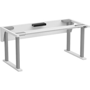 Treston QuatreX Gestell, elektrisch verstellbar, bis 300 kg, B 1525 x T 750 mm, lichtgrau RAL 7035 Treston QuatreX Gestell, elektrisch verstellbar, bis 300 kg, B 1525 x T 750 mm, lichtgrau RAL 7035