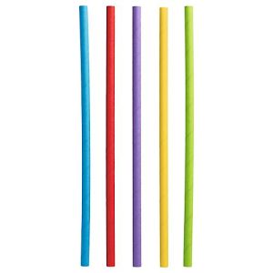Trinkhalme Papstar Pure, für Shakes, Einweg, L 250 x Ø 8 mm, aus FSC®-zertifiziertem Papier, farbsortiert, 500 Stück