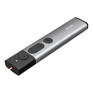 Trust Kazun Aluminium Wireless Presenter – Präsentations-Fernsteuerung – 4 Tasten – HF