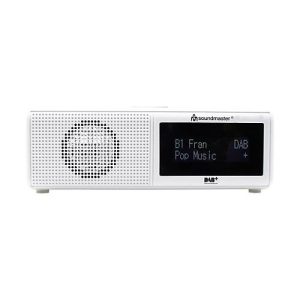 Uhrenradio Soundmaster UR8350WE, DAB+/UKW-RDS, m. Weck-/Einschlaf-Funktion, USB-Wiedergabe, weiß