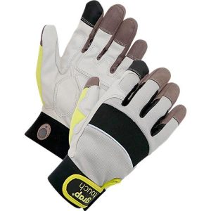 Universalhandschuh PIP Grap Touch, synthetisches Leder/Nylon/Spandex/Neopren, EN 388 (3 1 3 1 X), Größe 10, 1 Paar, Grau-Schwarz Universalhandschuh PIP Grap Touch, synthetisches Leder/Nylon/Spandex/Neopren, EN 388 (3 1 3 1 X), Größe 10, 1 Paar, Grau-Schwarz