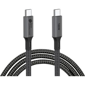 USB 4.0 Lade/-Datenkabel Good Connections, USB-C an USB-C, Leistung 100 W, bis 20 Gbit/s, Länge 0,5 m, schwarz