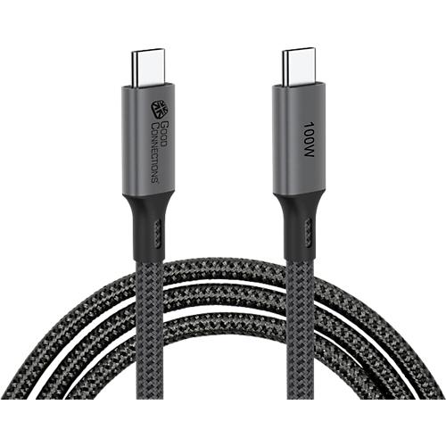USB 4.0 Lade/-Datenkabel Good Connections, USB-C an USB-C, Leistung 100 W, bis 20 Gbit/s, Länge 0,5 m, schwarz