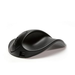 USB Maus BakkerElkhuizen HandShoeMouse Wireless, 1500 dpi, 2 Tasten + Scrollrad, USB 2.0, für Rechtshänder, Größe S