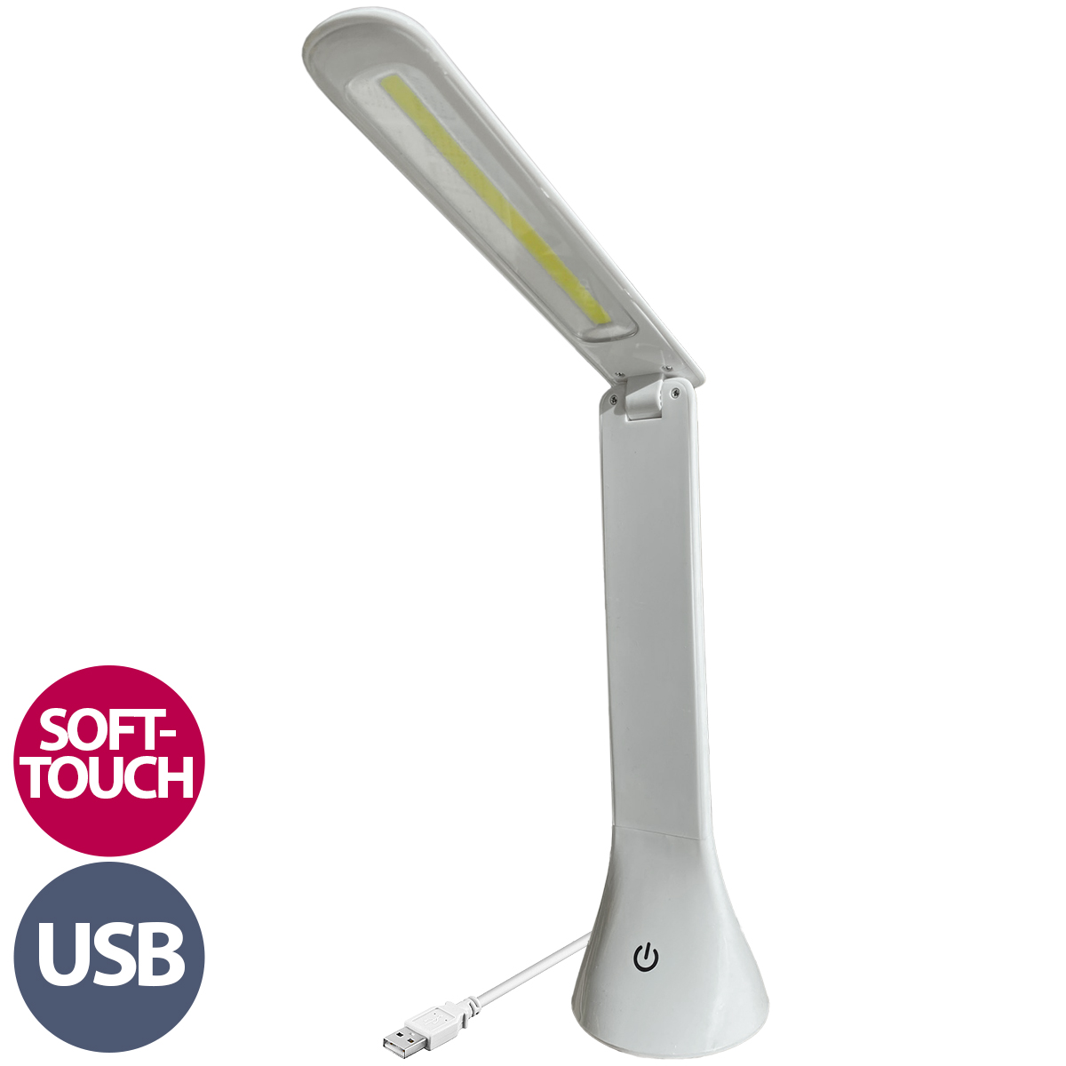 Schreibtisch- und Bürolampe LED. einstellbar. USB