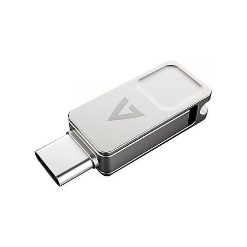 V7 - USB-Flash-Laufwerk - 128 GB - USB 3.2 / USB-C