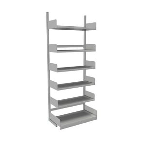 Variabo Freiarmregal, Grundfeld, einseitig, 400 mm Fachbodentiefe, 1000×2500 mm