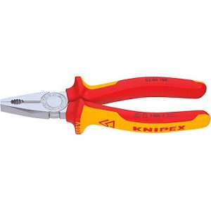 VDE-Kombizange 180 mm Kopf verchr.