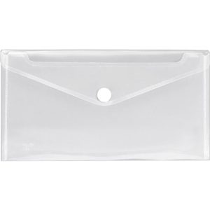 VELOFLEX Dokumententasche Crystal, DIN lang, Klettverschluss, PP
