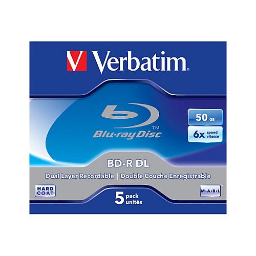Verbatim - BD-R DL x 5 - 50 GB - Speichermedium