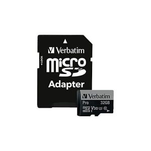 Verbatim PRO – Flash-Speicherkarte – 32 GB – microSDHC UHS-I Verbatim PRO – Flash-Speicherkarte – 32 GB – microSDHC UHS-I