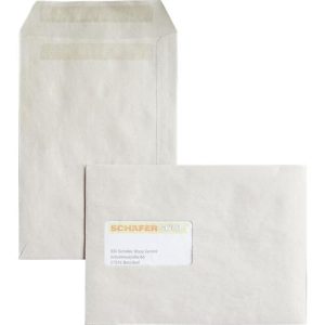 Versandtaschen, C5, 80 g/m², mit Fenster, selbstklebend, 500 Stück