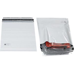 Versandtüten, DHL-konform, 390 x 430 mm, Doppel-Festverschluss & 70 mm Klappe, reißfest, blickdicht, Blauer Engel, PCR coex Folie, 500 Stück