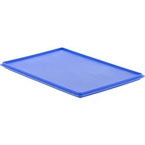 Verschlussdeckel EF-D 64 für Kasten im EURO-Maß, blau