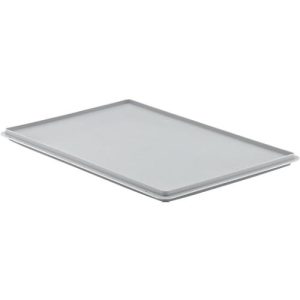 Verschlussdeckel EF-D 64 für Kasten im EURO-Maß, grau