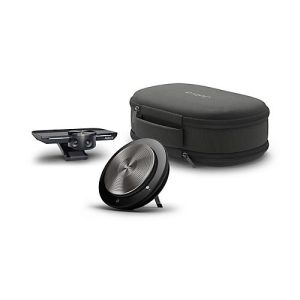 Video-Konferenz-Set Jabra PanaCast Meet Anywhere, Jabra PanaCast, Speak 750 UC, 1 m langem USB-A- auf -C-Kabel, Reiseetui, schwarz