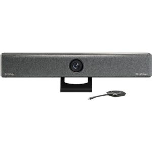 Videobar Barco ClickShare Bar Core, für kleine bis mittelgroße Räume, 3840 x 2160 px, 2 x 10 W, USB/LAN/WLAN, mit 1 ClickShare Button, schwarz