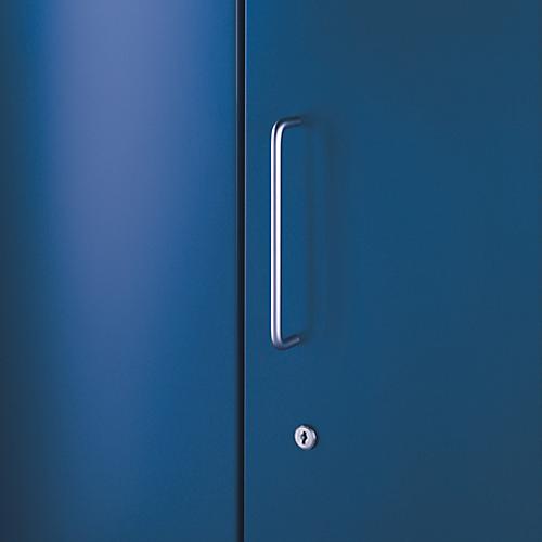 Vorbautür, für Regal Archivo Color, 2 Ordnerhöhen, B 950 mm, enzianblau