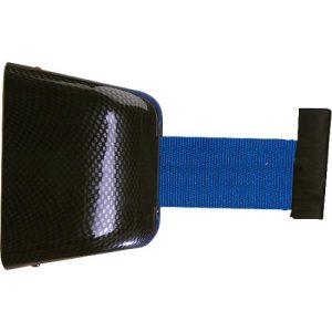 Wand-Gurtkassette, magnethaftend, 5 m, Gurt dunkelblau