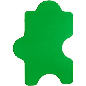 Wandabsorber Puzzle, B 1000 x H 500 mm, Polyestervlies in Filzoptik, grün