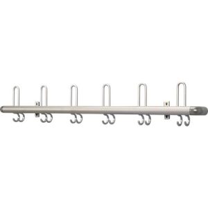 Wandgarderobe, Alu, 1200 mm breit