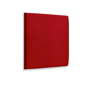 Wandpaneele m. Alurahmen, B 600 x T 600 x H 60 mm, glatte Oberfläche, feuerrot Wandpaneele m. Alurahmen, B 600 x T 600 x H 60 mm, glatte Oberfläche, feuerrot