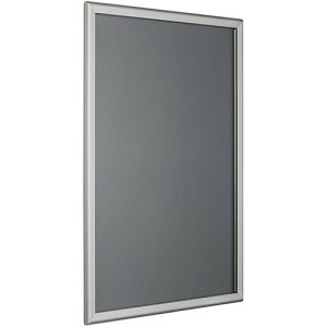 Wechselrahmen, spitze Ecken, silber eloxiertes Aluminiumprofil, DIN A3, 297 x 420 mm