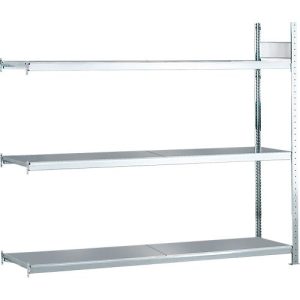 Weitspannregal Anbauregal WS2000 – H2000 x B1500 x T500 mm, 3 Ebenen, Stahl