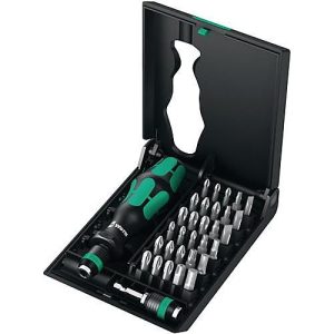 Wera Bit-Set Kompakt 70 Allround, Aufbew. Slimcase, 32-teilig, B 120, T 165, H 45 mm