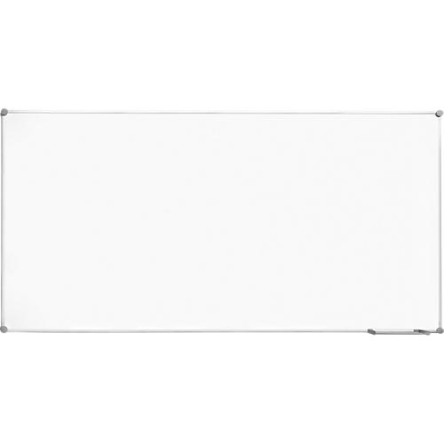Whiteboard 2000 MAULpro, weiß emailliert, Rahmen platingrau, 2000 x 1000 mm
