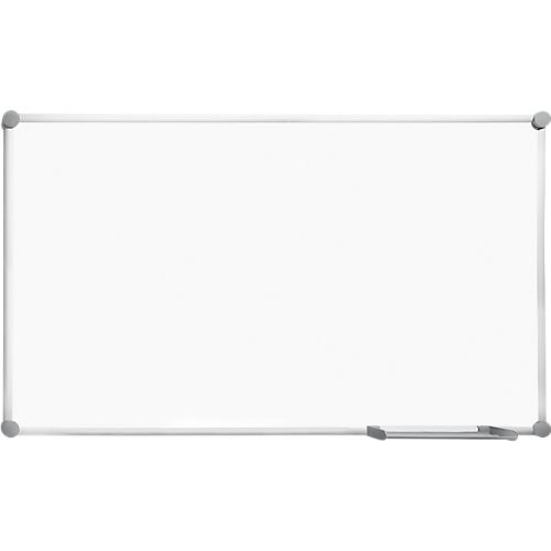 Whiteboard 2000 MAULpro, weiß emailliert, Rahmen platingrau, 900 x 600 mm
