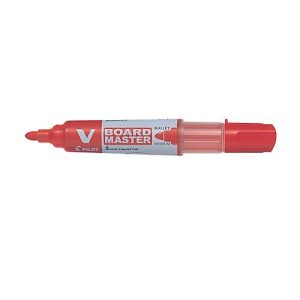 Whiteboardmarker PILOT V-Board Master, nachfüllbar, Tintenstandanzeige, Rundspitze, rot, 1 Stück Whiteboardmarker PILOT V-Board Master, nachfüllbar, Tintenstandanzeige, Rundspitze, rot, 1 Stück