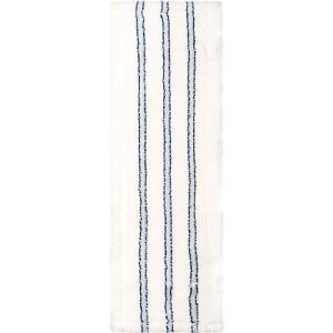 Wischmopp Bezug Sprintus Premium, Mikrofaser/Borste, mit Laschen, B 500 mm, 5 Stück, weiß/blau Wischmopp Bezug Sprintus Premium, Mikrofaser/Borste, mit Laschen, B 500 mm, 5 Stück, weiß/blau