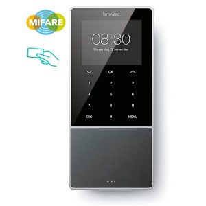 Zeiterfassungssystem TimeMoto TM-818 SC MIFARE, Wandmontage, bis 2000 Nutzer, ID per RFID/MIFARE/PIN, USB/LAN/WLAN, 5 RFID-Karten Zeiterfassungssystem TimeMoto TM-818 SC MIFARE, Wandmontage, bis 2000 Nutzer, ID per RFID/MIFARE/PIN, USB/LAN/WLAN, 5 RFID-Karten